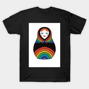 Rainbow Russian Doll T-Shirt